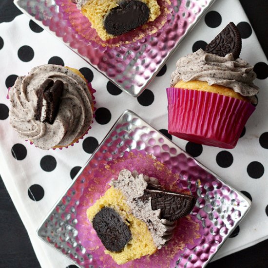 Oreo Truffle Cupcakes