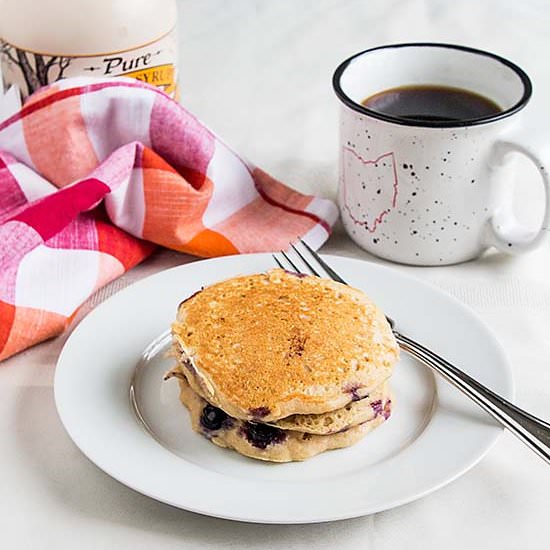 Fluffy Whole Wheat Pancakes