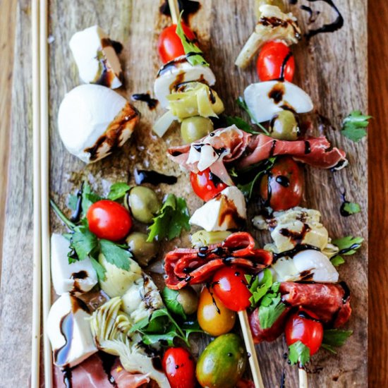 Italian Antipasto Skewers