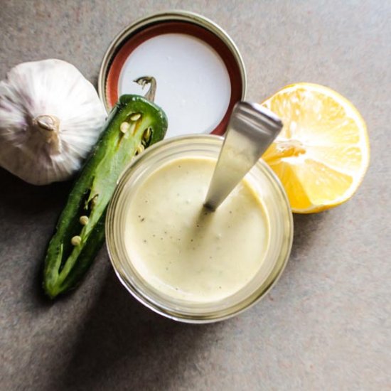 Spicy Jalapeno Caesar Dressing