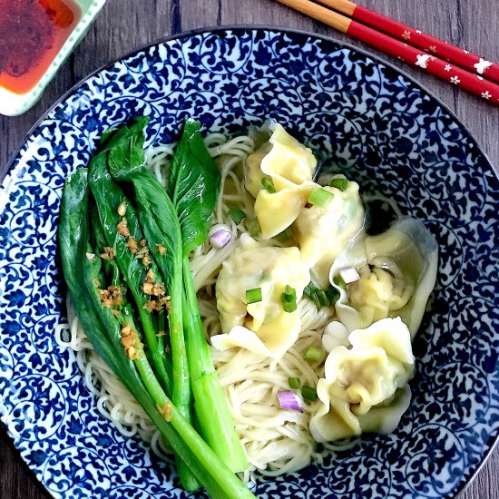 Step-by-Step Wonton Noodles