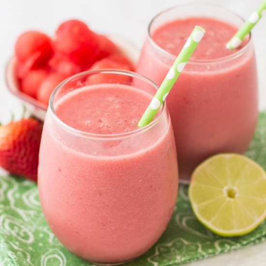 Watermelon Strawberry Smoothie