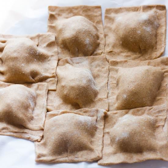 Vegan Cheese Ravioli & Tofu Filling