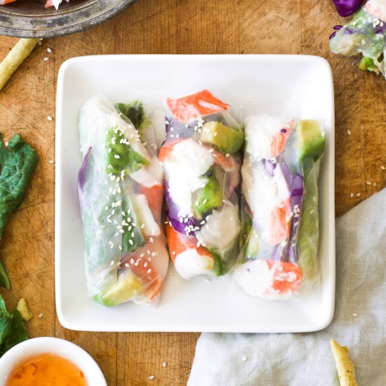 California Sushi Spring Rolls