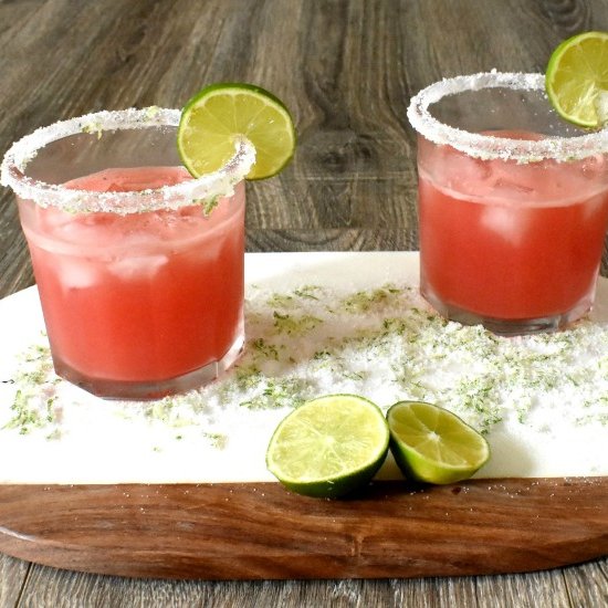 Simple Watermelon Margarita