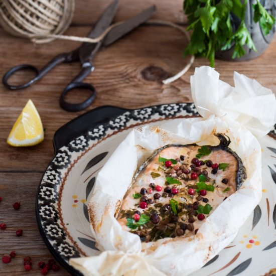 Salmone al Cartoccio