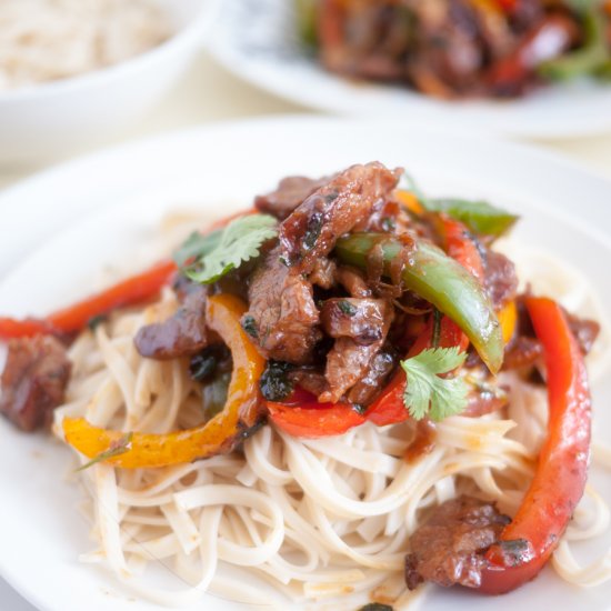 Beef and Pepper Stir Fry