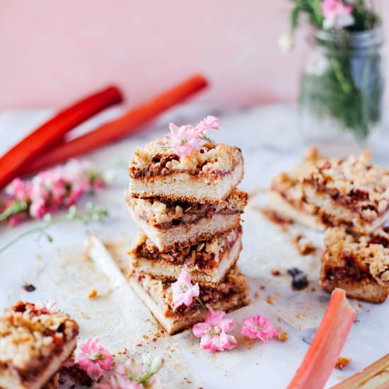 Rhubarb Spring Bars