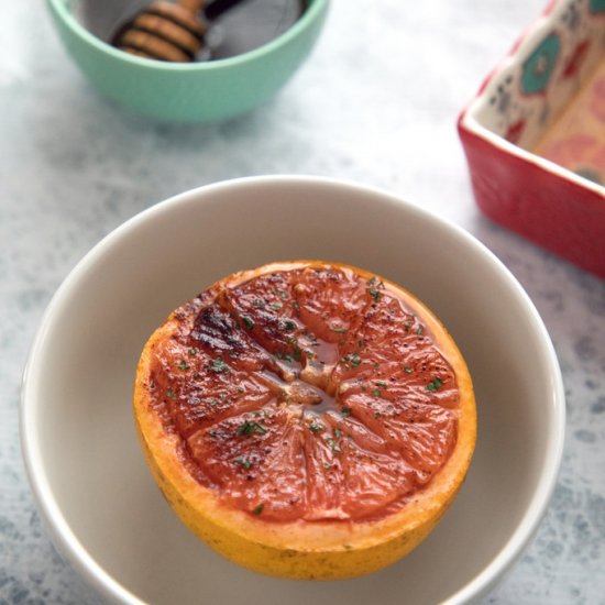 Chili Honey Roasted Grapefruit