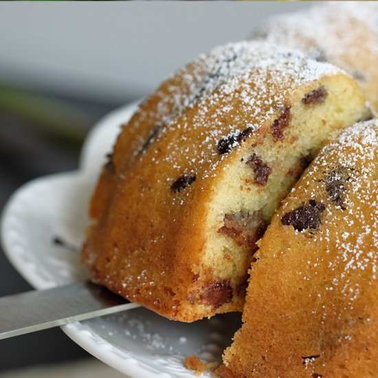 Moist Chocolate Chip Bundt Cake