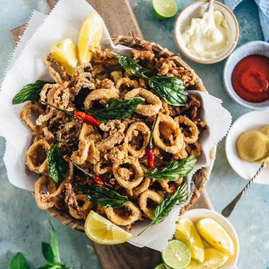 Salt and Pepper Squid