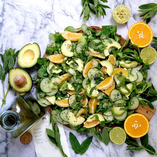 Avocado and Orange Salad