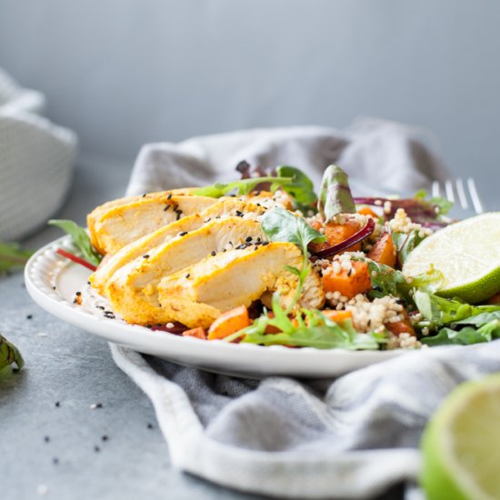 Chicken Butternut Pumpkin Salad