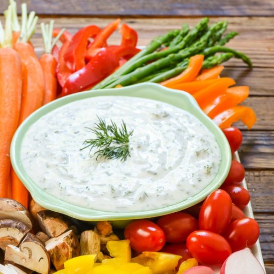 Spring Vegetable Platter