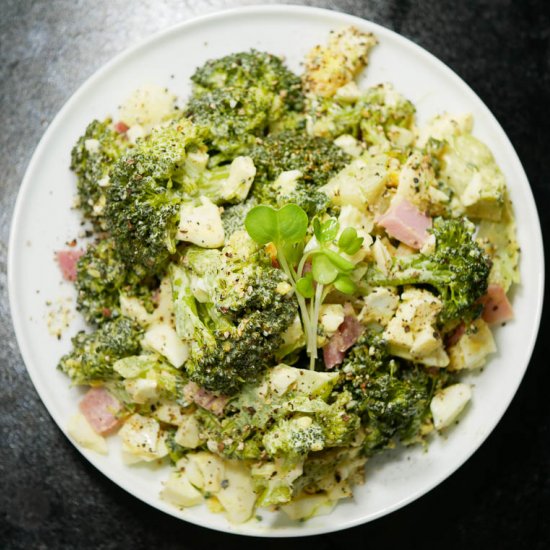 Broccoli Salad with Ham