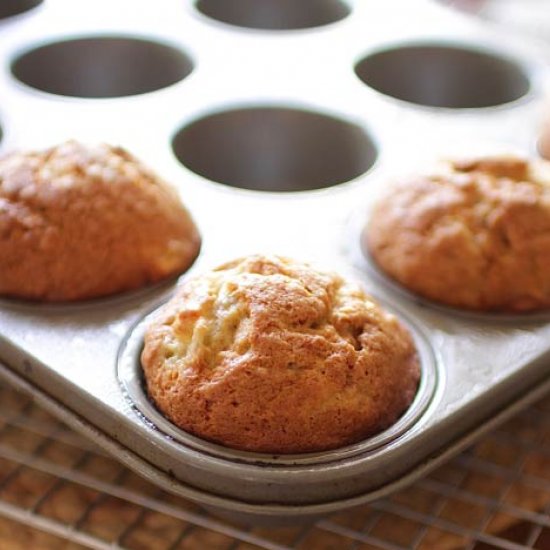 Small Batch Banana Muffins