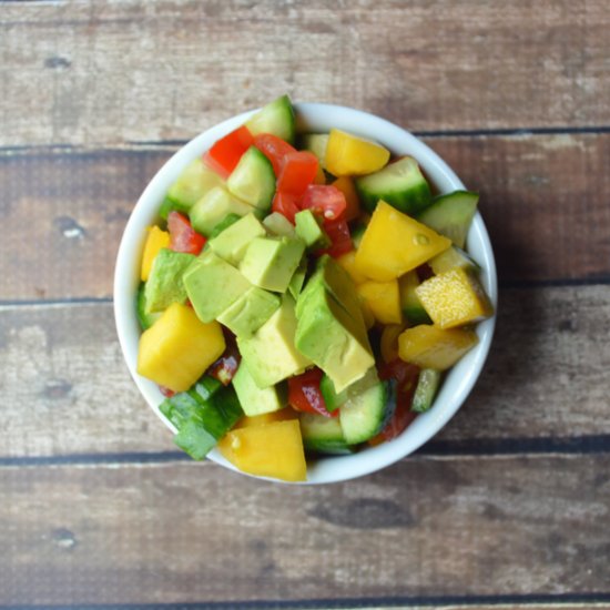 Simple Summertime Mango Salsa