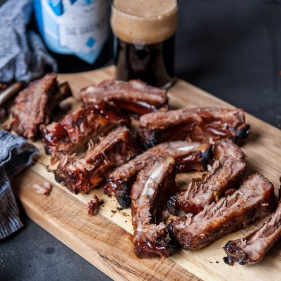 Stout Smoked Ribs