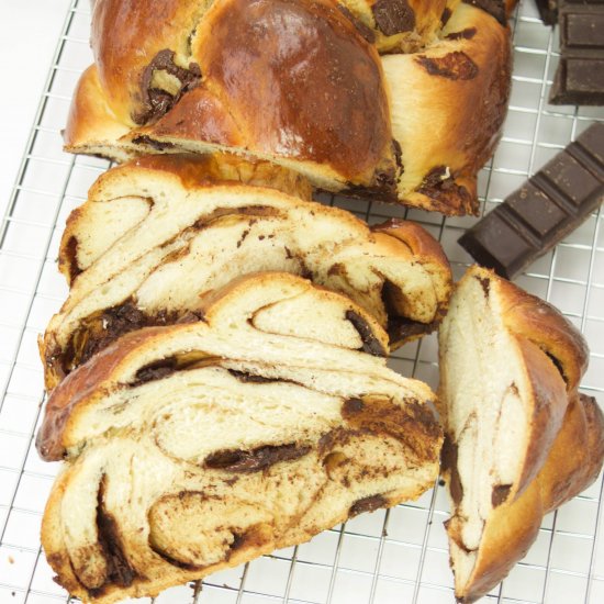 Double Chocolate Challah Bread