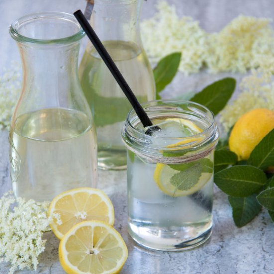 Homemade Elderflower Cordial