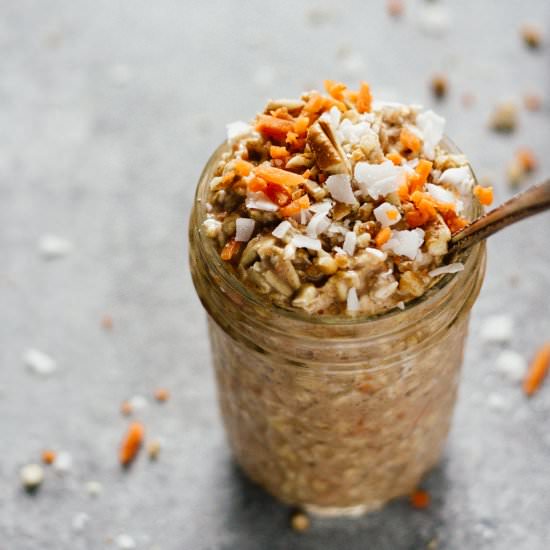 Carrot Cake Overnight Oats