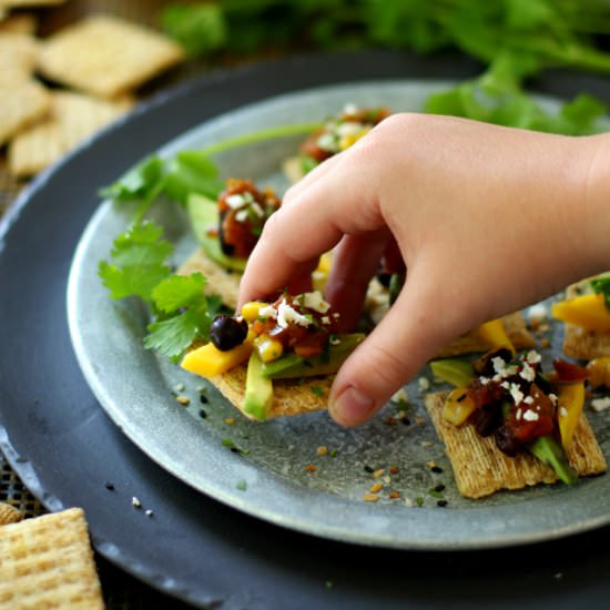 Easy Avocado Mango Bites