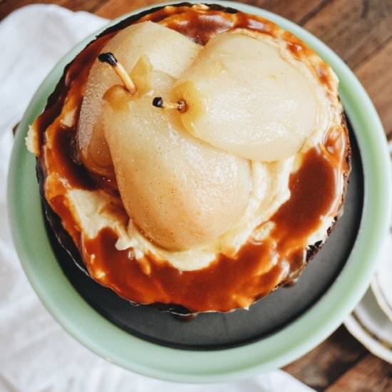 Pear & Caramel Layer Cake