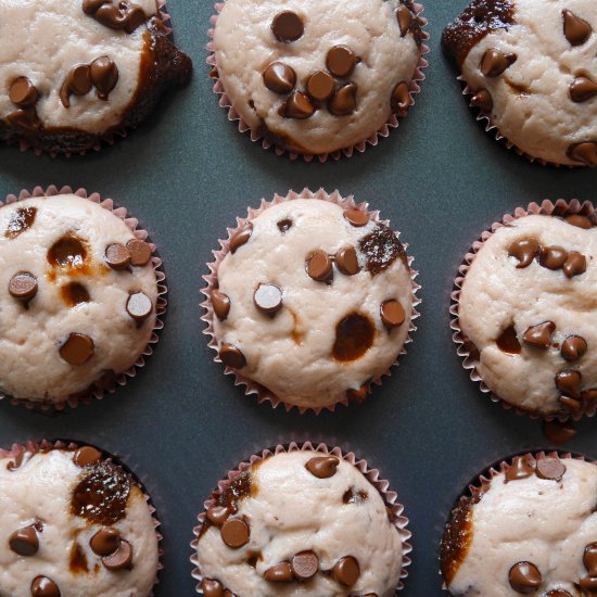 Blueberry BlackBottom Cupcake Minis