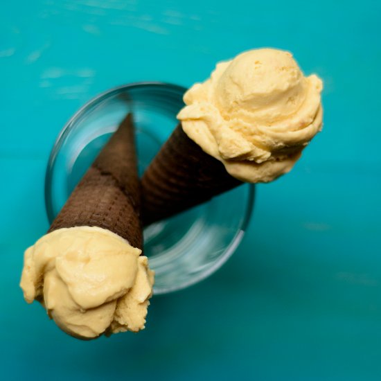 Toasted Coconut Ackee Ice Cream