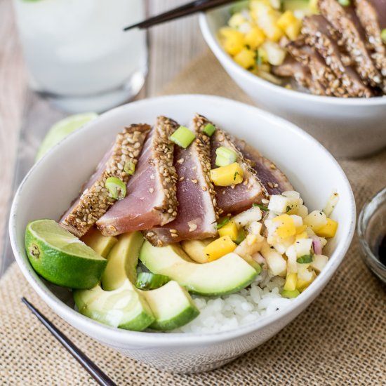 Sesame Crusted Tuna Bowl