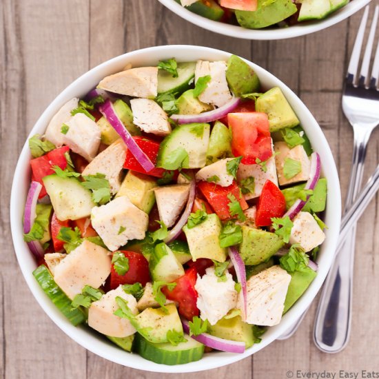 Chicken, Avocado & Tomato Salad