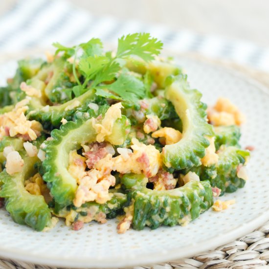 Stir-Fried Bitter Melon with Eggs