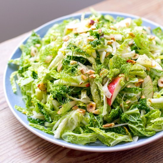 Cabbage, Fennel & Apple Slaw