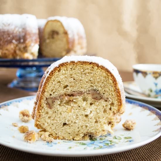 Cinnamon Walnut Coffee Cake