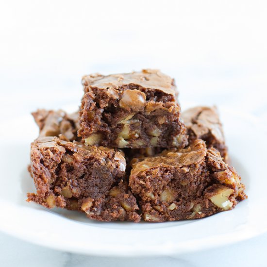 Bite-Size Walnut Brownies