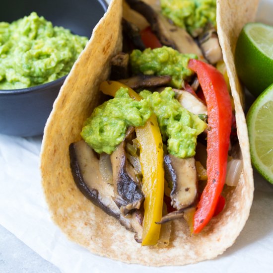 Portobello Mushroom Fajitas