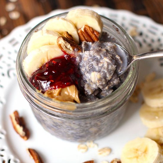 PBJ Overnight Oats