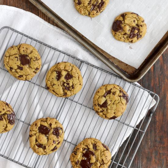 Buckwheat Chocolate Chunk Cookies