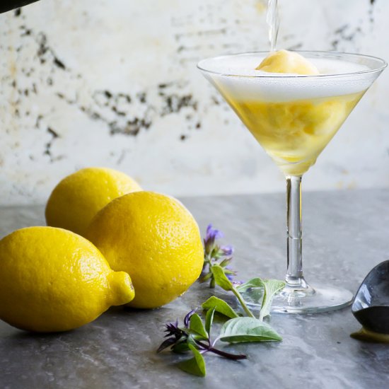 Limoncello Prosecco Float