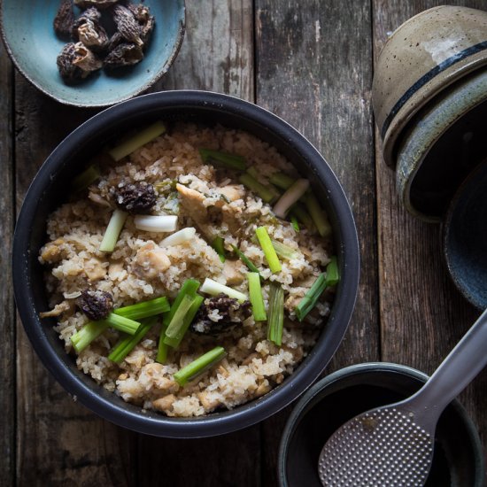 One Pot Miso Chicken Rice