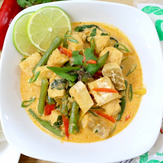 Salted Cod with Coconut Curry