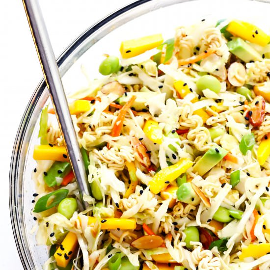 Crunchy Asian Ramen Noodle Salad