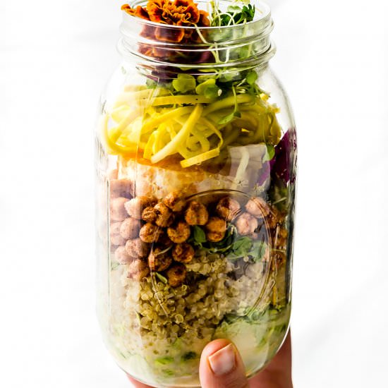 Picnic Ready Mason Jar Salads