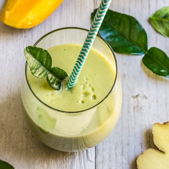 Coconut kaffir lime cooler