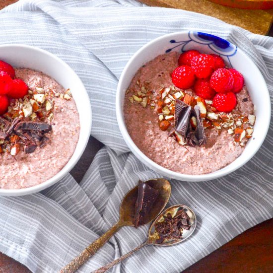 Chocolate Instant Bircher Muesli