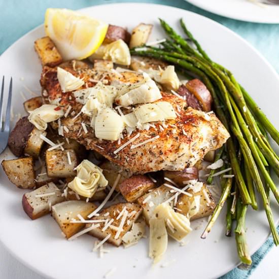 Mediterranean Chicken and Potatoes