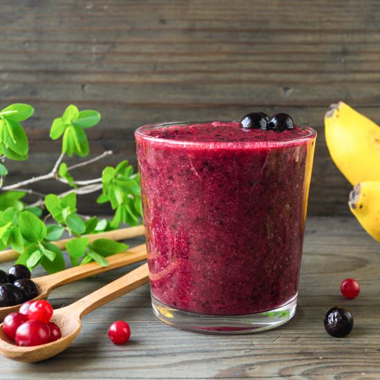 Cranberry Aronia Smoothie