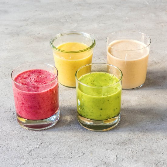 Tahini Smoothie 4 Ways