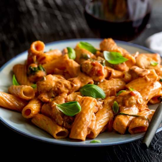 Creamy Chicken Chili Pasta