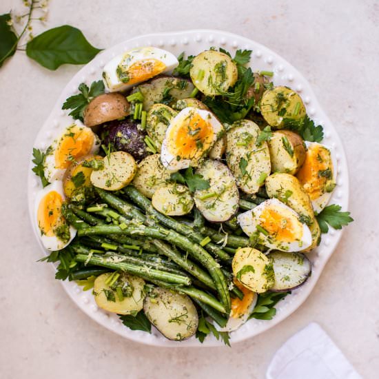 Green Bean & Egg Potato Salad